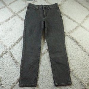 Madewell The Perfect Vintage Jean Womens 27 Black Rigid Denim